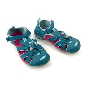 KEEN Seacamp II CNX Girls' Easy On Athleisure    Waterproof Sneaker Sandal